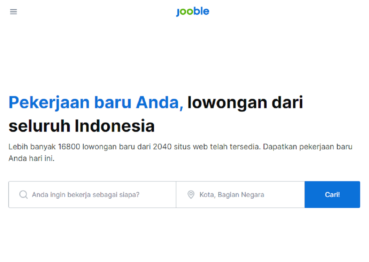 Tips Mencari Lowongan Pekerjaan di Jooble Indonesia