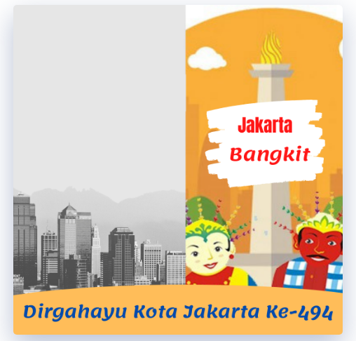 Twibbon HUT Jakarta Terbaru