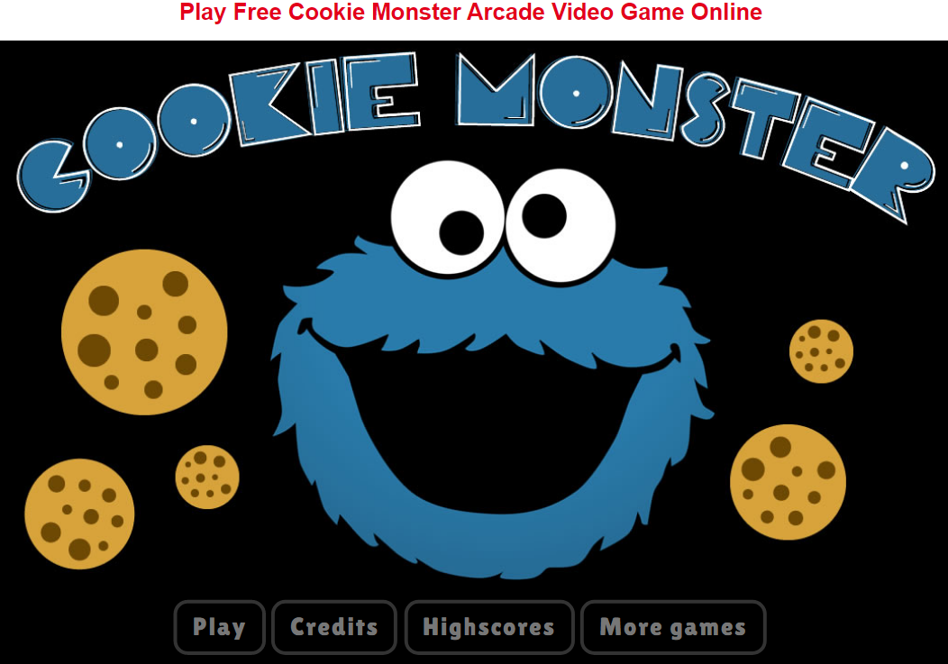 Play cookie monster free online game