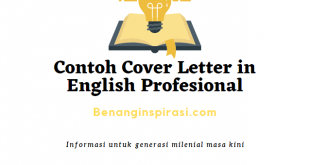 Contoh Cover Letter in English Profesional