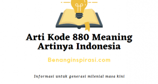Arti Kode 880 Meaning Artinya Indonesia
