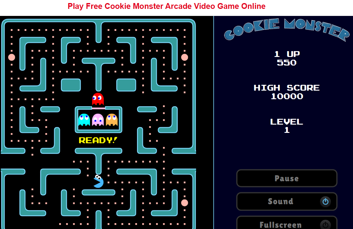 Play cookie monster free online game